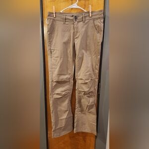 Women's Prana Halle Hiking Pants Tan/Beige Size 4 regular inseam